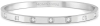 Nm 029508/001 Браслет PRETTY BANGLES "ТОЧКИ" размер 19 см, сталь, цирконы