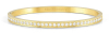 Nm 029505/020 Браслет PRETTY BANGLES размер 17 см, сталь, цирконы белые, покрытие желтое PVD